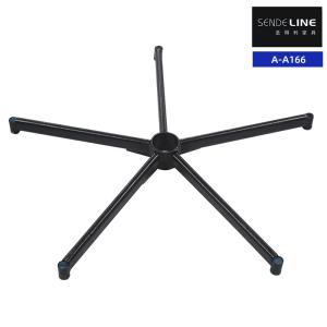 Wholesale Modern Black Office Chair Base Replacement 5 Casters Wooden Feet Iron Frame from china suppliers