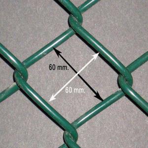 Wholesale PVC Coated Chain Link Fence Building Walls Hot Dipped Galvanized Diamond Enclosure Cyclone Wire Mesh from china suppliers