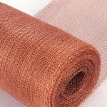 OEM ODM Copper Cleaning Mesh 127mm 100mm Copper Wire Gauze