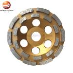 4 Inch 7 Inch Double Row Diamond Cup Grinding Wheel