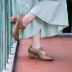 S390 Leather Shoes Handmade Toe Layer Cowhide High Quality Women'S Shoes Custom