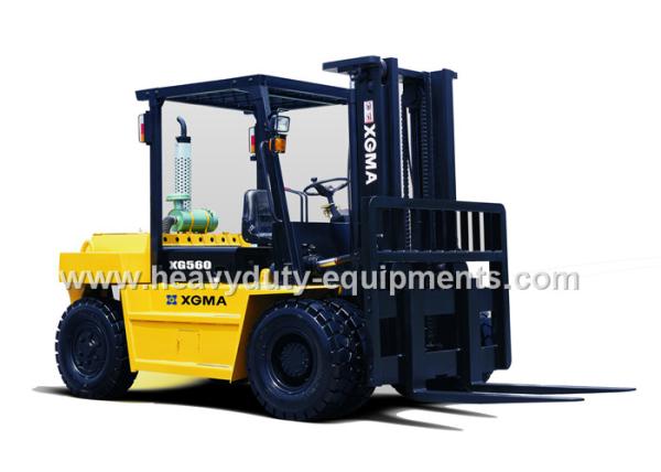 Air Over Oil Brakes Industrial Forklift Truck 2230mm Wheelbase 6000Kg Rated