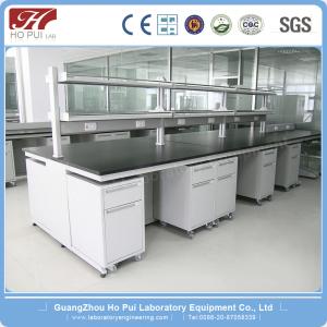 Wholesale Economical Wood Lab Island Bench , Aluminum Coated Lab Workbench from china suppliers