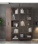 1.8M Bedroom Wardrobe Closets Wood Closet With Mirror Oak Color