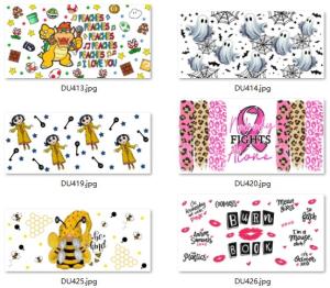 Wholesale Foil Hot Stamping AB transfer film UV DTF Cup Wrap Transfers from china suppliers