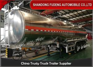 Wholesale 10000 Gallon 33000L Petroleum Fuel Tanker Semi Trailer Mirror Aluminum Tanker from china suppliers