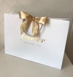 Custom natural art paper bag add logo