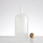 Customized 750ml 75cl Frosted Empty Glass Liquor Bottle for Vodka in Super Flint