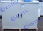 IP65 Two Doors Sunproof Rainproof Aluminium Floor Mount Outdoor Telecom Cabinet