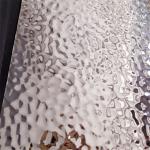 mirror hammered 304 stainless steel panel for ceiling system metal project