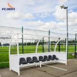 Portable Football Substitute Bench Shelter With Customizable Logo / Team Name
