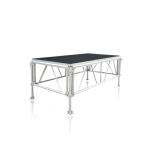 Fast Install, Good loading Capacity, Brown Red Aluminum Plywood Portable Stage