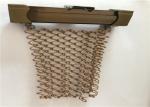 Anti - Rust Decorative Wire Mesh Bright Surface Stainless Steel 316 For Curtain