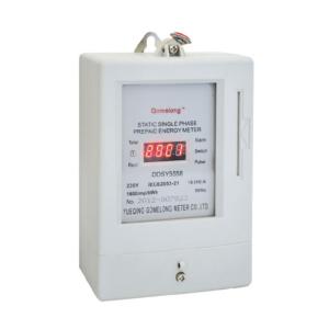 Wholesale DDSY5558 Single Phase Digital Tube Display Electronic Prepayment Active Energy Meter from china suppliers