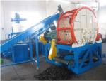 Automatic Used Car Tyre Shredding Machine Double Shaft Plastic Waste Tire