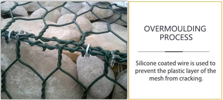 Low Carbon Steel Galvanized Gabion Baskets For Water and Soil Protection