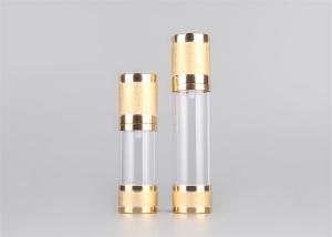 Wholesale Clear And Bright Gold Airless Vacuum Pump Bottle High Transparent Durable from china suppliers