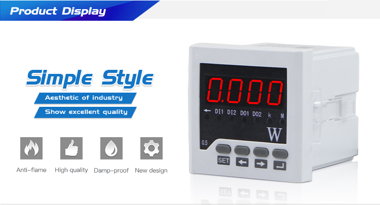 Three Phase LED display Power(Watt) Meter