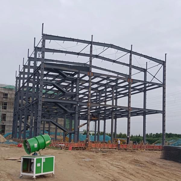 Multi Storey Steel Structure Industrial Warehouse , Commercial Metal Storage