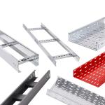Corrosion Resistant Silver Metal Wireway Cable Tray For Industrial