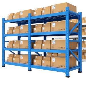 Wholesale Medium Duty Rack Steel Storage Adjustable Shelving Warehouse Gondola Display Rack from china suppliers