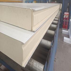 Wholesale Waterproof Polyurethane Sandwich Panels 45kg/m3 Density Moisture Proof Cold Room Panels from china suppliers