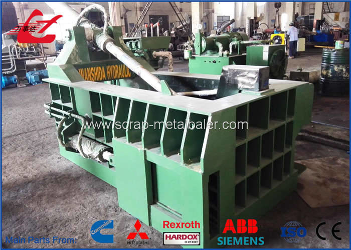 Aluminum Wires Scrap Metal Baler Machine For Steel Plants Recycling Companies