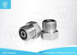 Wholesale Straight ORFS Male Plug Thread Hydraulic Adapters , Hydraulic Hose Connectors Fittings from china suppliers