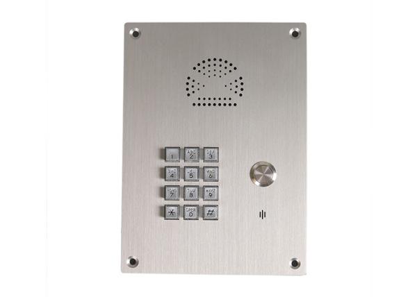 Stainless Steel Elevator Intercom Phones , Handsfree Hotline Emergency Phone