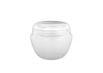 Compact White Empty Makeup Containers Airless Cream Jar Corrosion Resistant