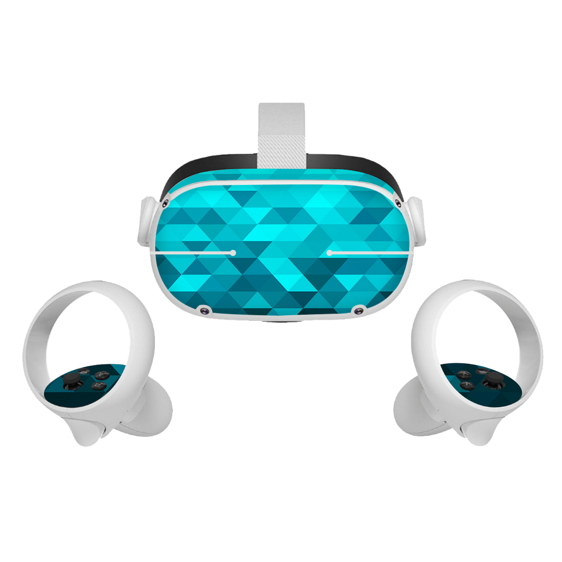 2021 new for oculus quest 2 sticker handle protective film Protective Skin Decals PVC Removable for VR all-in-one glasses