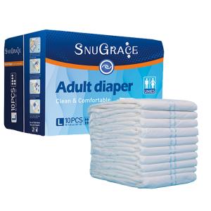 Wholesale Soft Breathable High Absorption Disposable Adult Diaper with USA Approved Certificate from china suppliers
