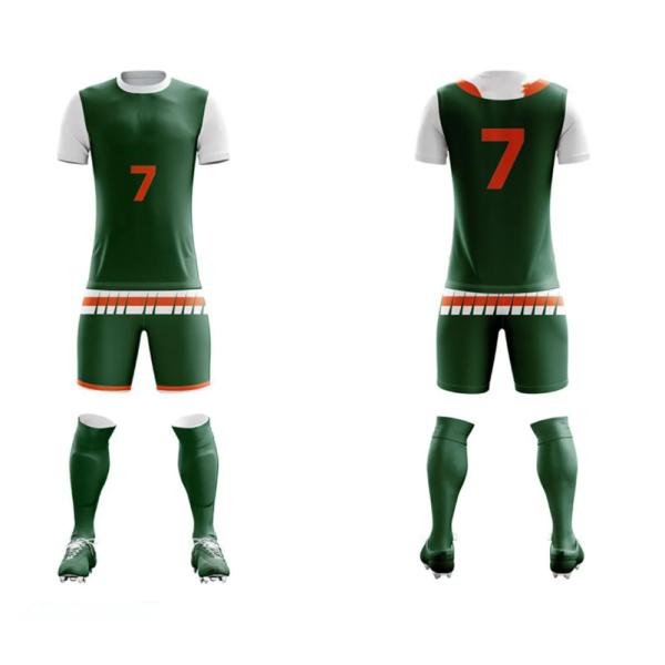 Full body print personalized customized football suit set top training suit