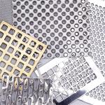 SS 304 Stainless Steel Perforated Sheet 2B BA Mirror Finish Surface
