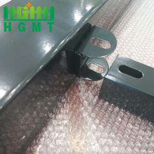 Wholesale Square Post Steel Tubular Fence Yard Decorative Pool Black Pvc Coated from china suppliers