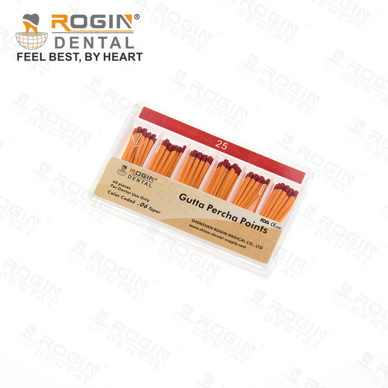 Dental Tools Hand Rolled Gutta Percha Points For Flexible To Provide Ideal Workability