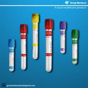 Wholesale 13x100mm Disposable Vacuum Blood Collection Tube CE Certification from china suppliers