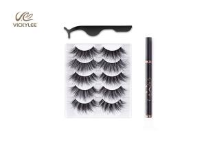 Wholesale 6D Faux 5Pairs Different 25mm Volume Eye Lashes from china suppliers