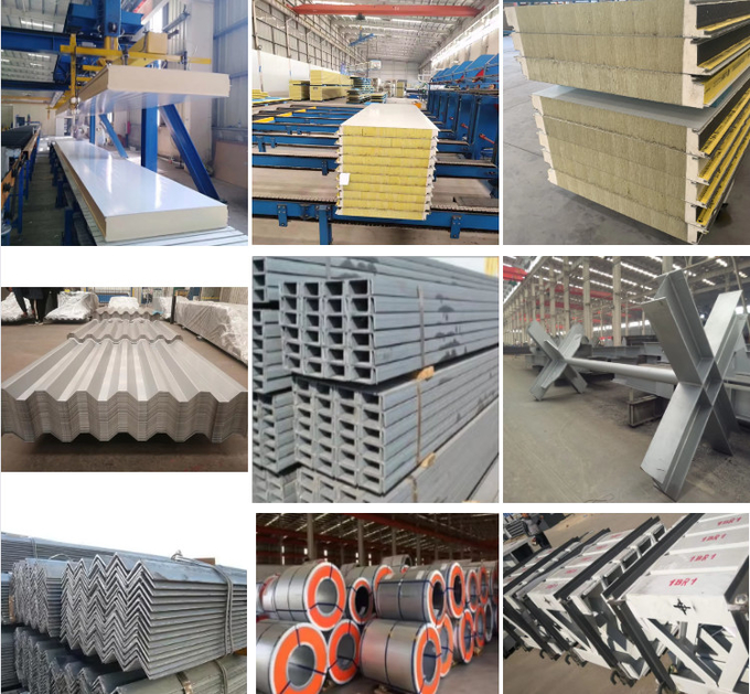 Customized Prefabricated Plants Sheds Steel Structure Warehouse Prefab Workshop Metal Building