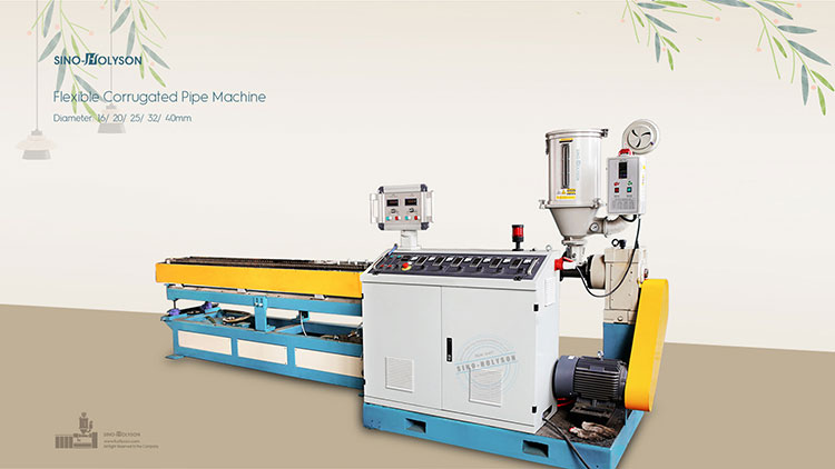 Single Screw Shisha / Hookah Flexible Hose Making Machine