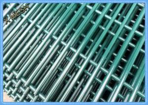 China Clearvu 358 Security Galvanized Fence Panels / Mesh Panels V Formation Horizontal on sale
