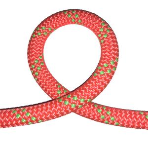 Wholesale Orange Red 10.5mm Braided Nylon Rope Dynamic Climbing Rope from china suppliers