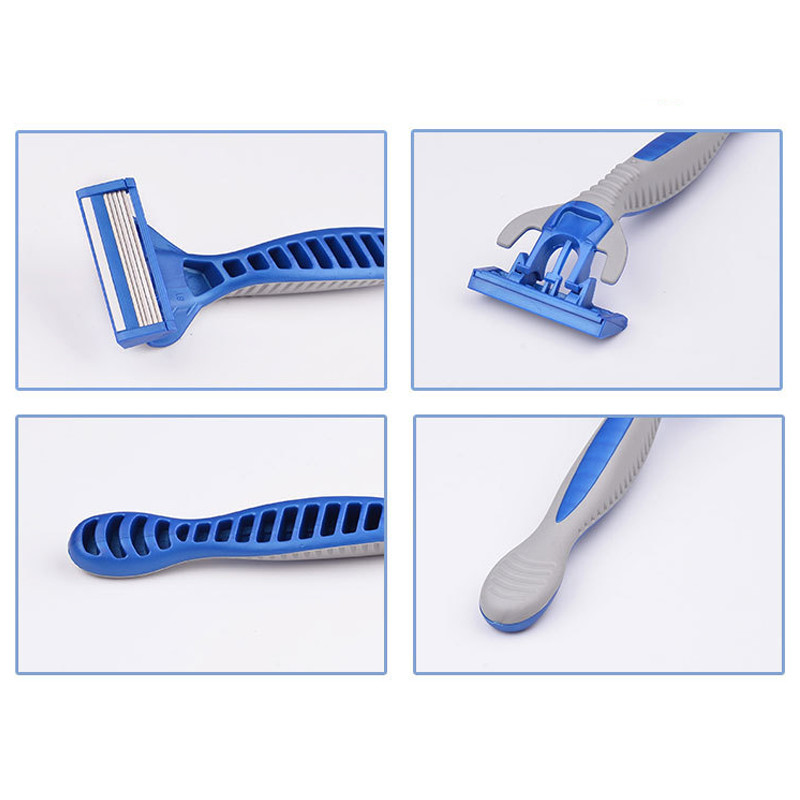 Sweden Stainless Steel 5 Blade Disposable Shaving Razor Mens Facial Razor for Male