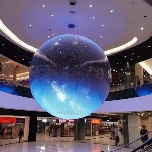 Wholesale P3.91 360° Degree Outdoor Full Color Column Sphere LED Display Screen Building Billboard from china suppliers