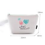 Wholesale Eco Beauty Custom Printing Pineapple PU Leather Cosmetic Bag