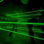 Indoor Laser Light Game Professionnel Mobile Laser Maze Game With Software