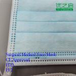 Skin Friendly 3 Ply Non Woven Face Mask , Anti Dust P2 Disposable Dust Mask