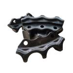 Black Mini Excavator Drive Sprockets Polished For Komatsu PC200
