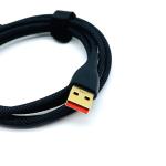 Black 5A 6A Fast Charging USB Cables USB C Cable Male USB A To Type C Cable