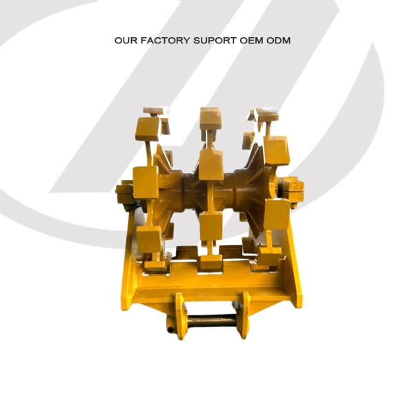 Versatile Soil Types Excavator Compaction Wheel 260 Mm Drum 1100 Mm Drum